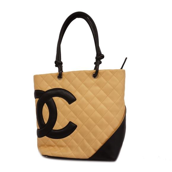 Chanel Tote Bag Cambon Lambskin Beige - Picture 1 of 11